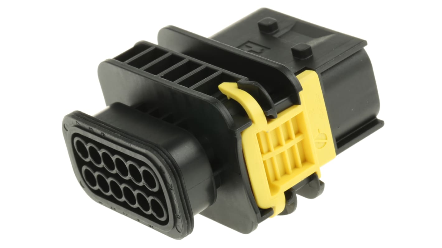 TE Connectivity, HDSCS Automotive Connector Plug 12 Way