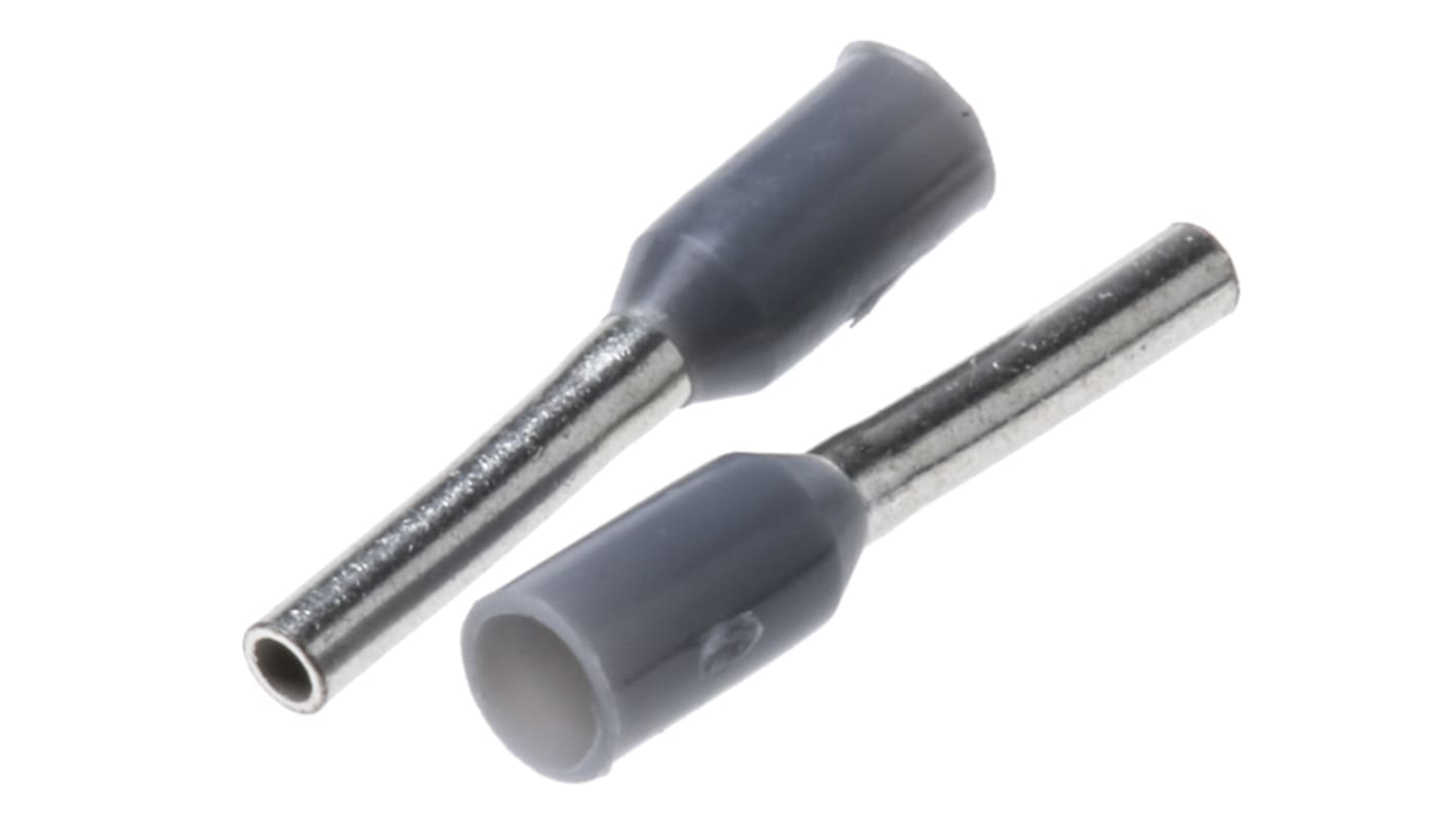 Embout à sertir TE Connectivity, 0.14mm², Gris, longueur 6mm