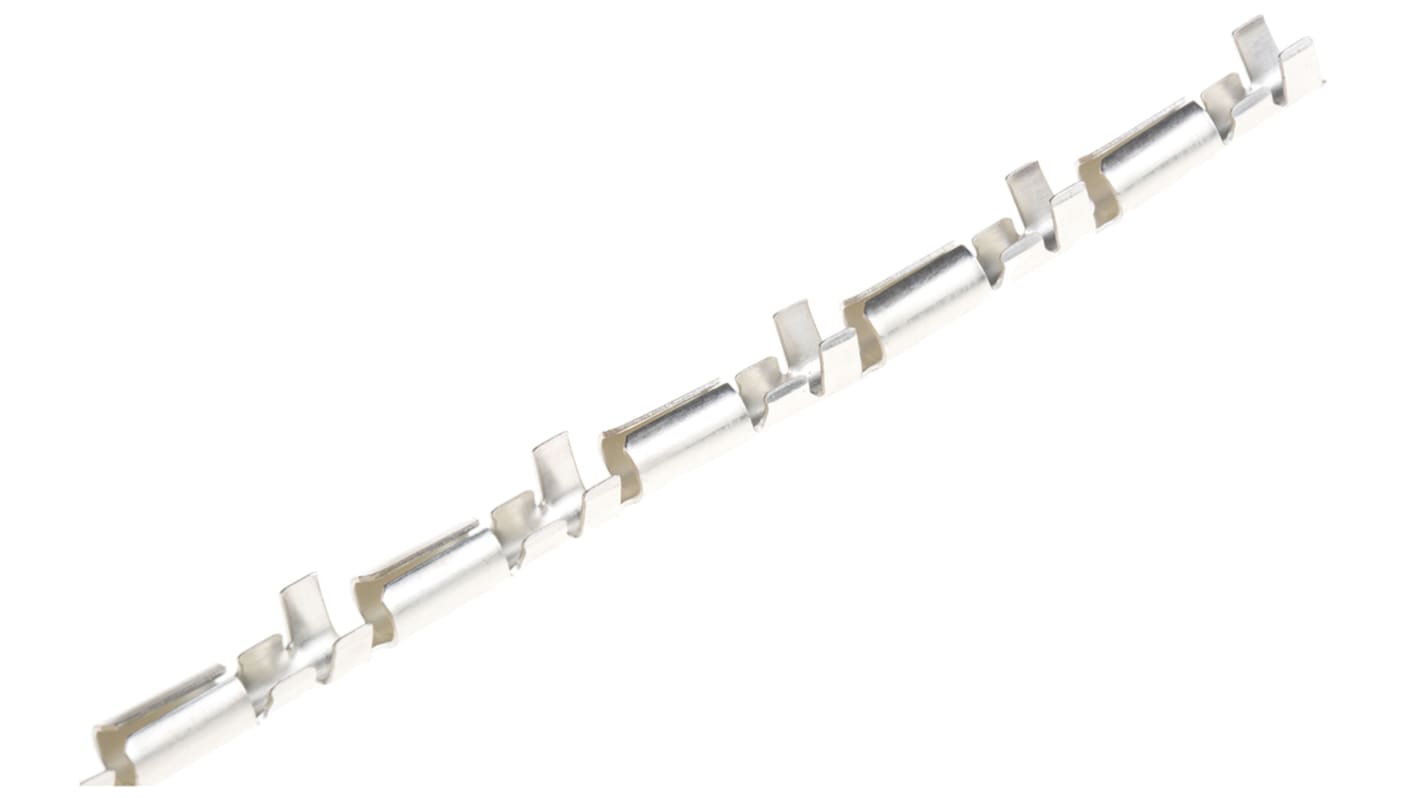 TE Connectivity 弹头端子公插, 线规0.8mm²至2mm², Φ4mm弹头, 17.53mm总长, 62734系列
