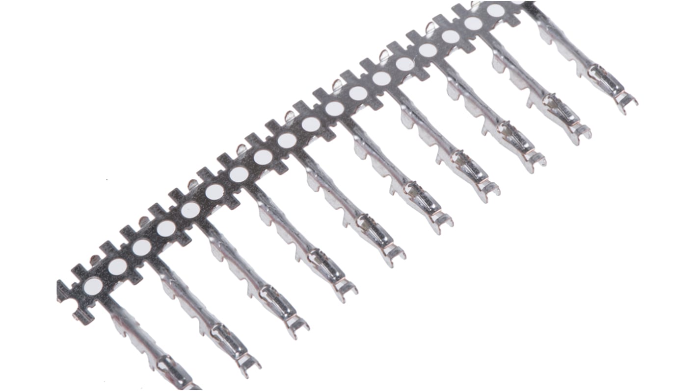 TE Connectivity AMP Series Crimp Terminal, 28AWG Min, 24AWG Max