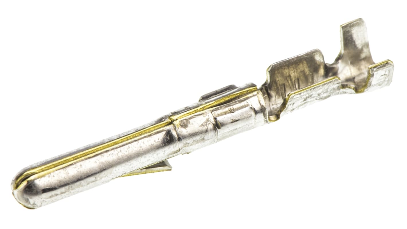 TE Connectivity Commercial MATE-N-LOK Series Male Crimp Terminal, 22AWG Min, 18AWG Max