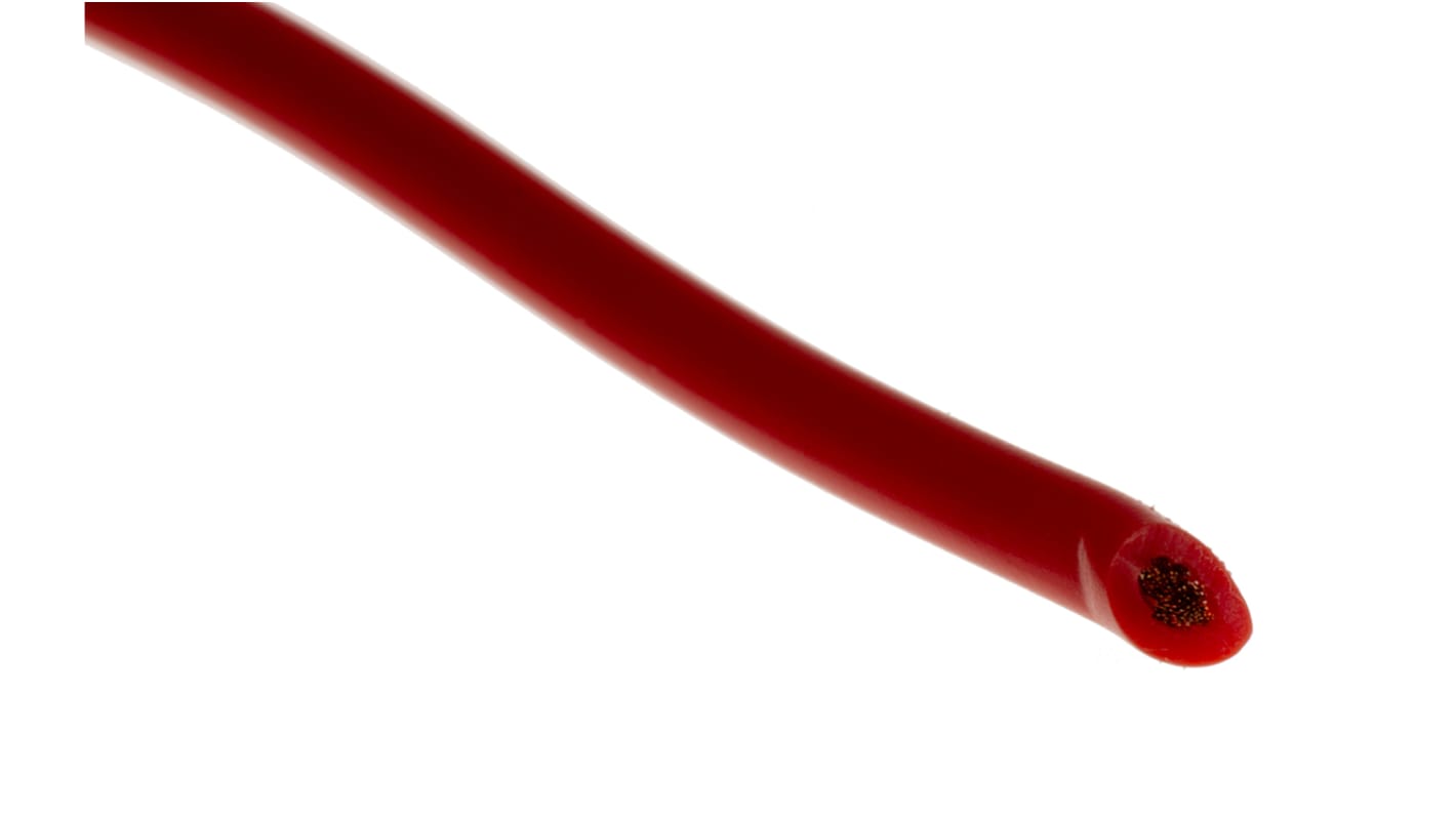 Lapp Red 0.75 mm² Hook Up Wire, 18 AWG, 100m, PVC Insulation, 4560016S
