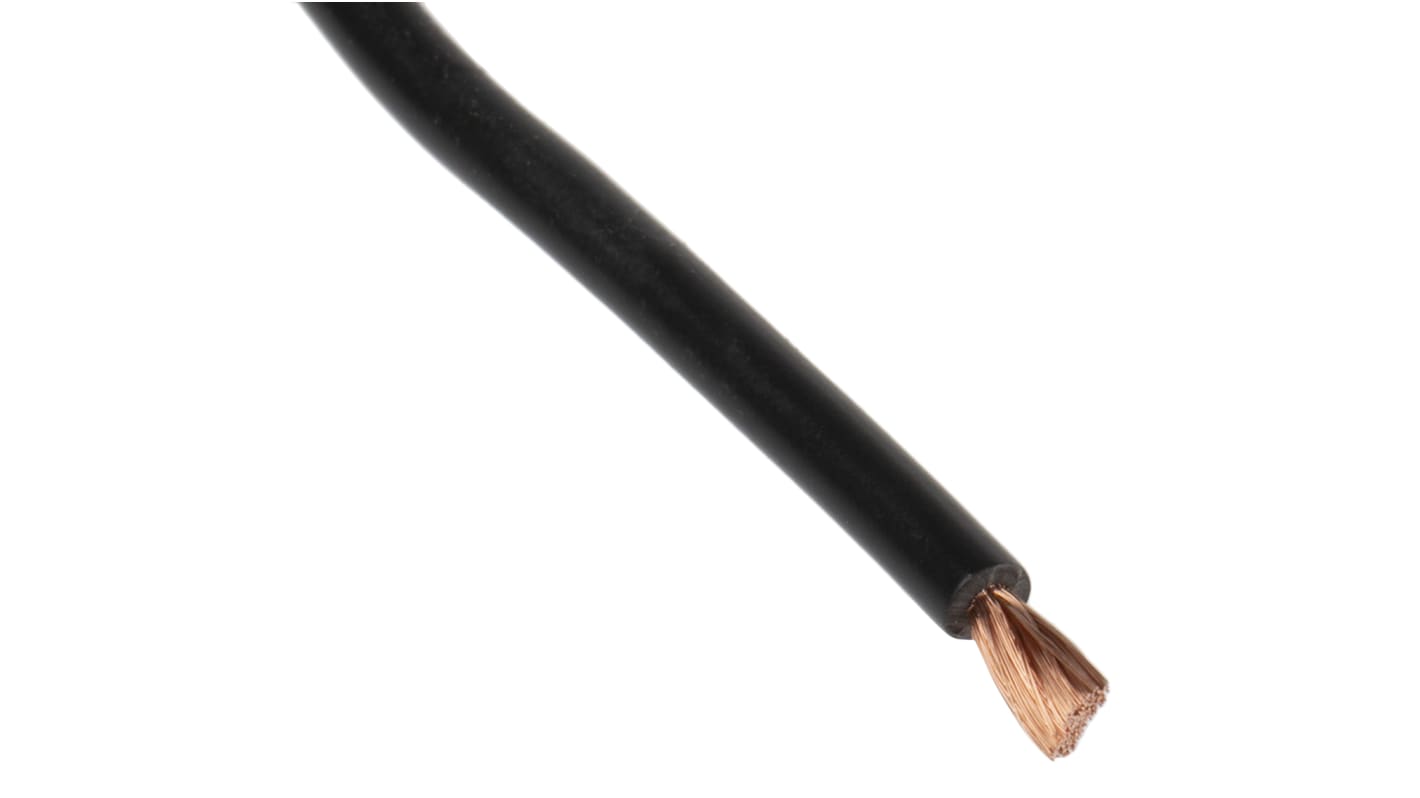 Lapp Black 1 mm² Hook Up Wire, 17 AWG, 100m, PVC Insulation, 4560023S