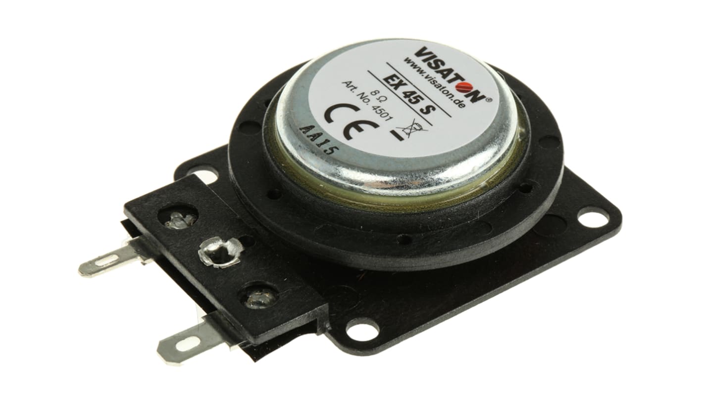 Visaton 46mm dia 10W nom Audio Exciter, 8Ω