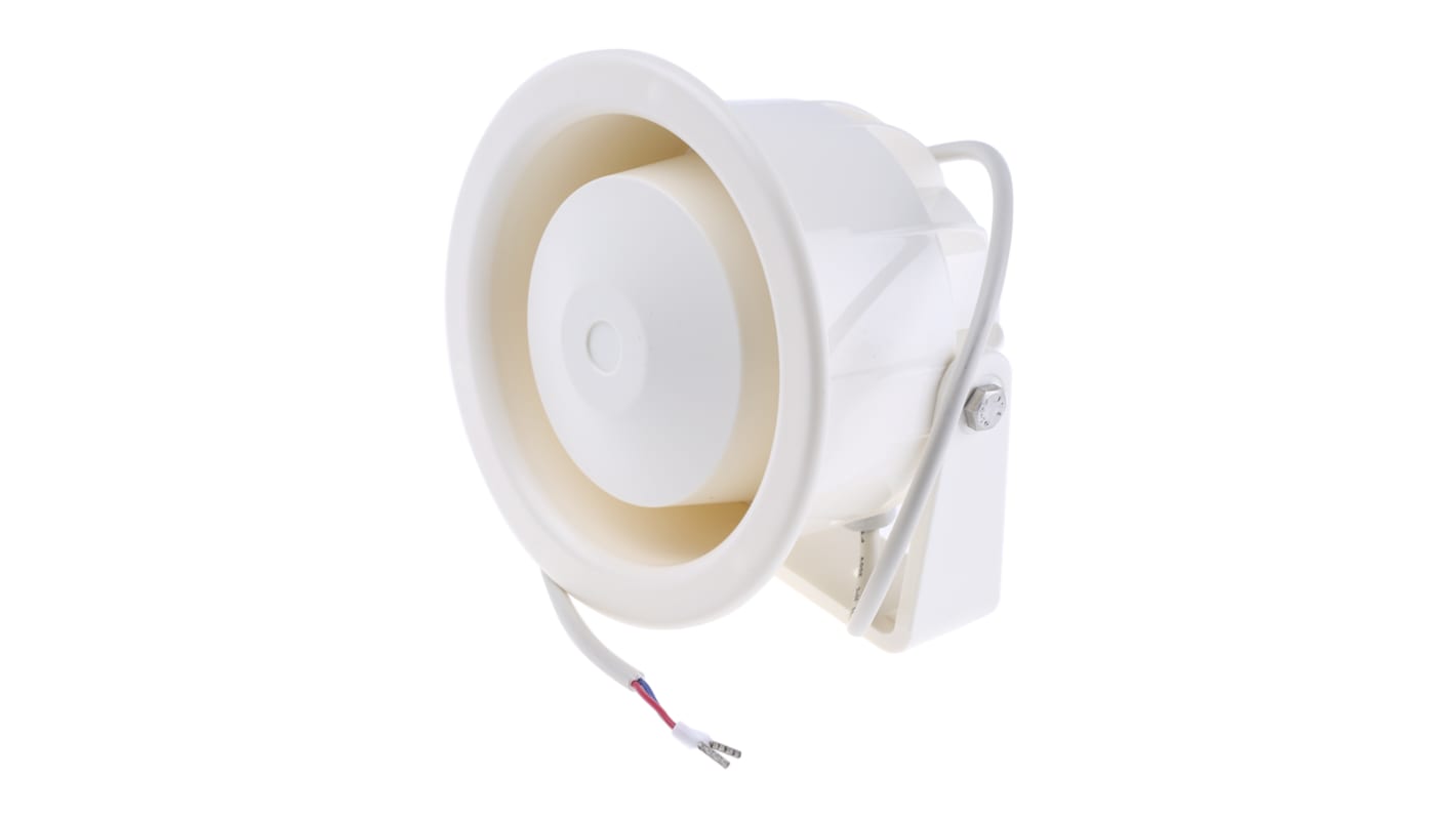 Megáfono, 8 Ω, 10W, 570 → 4400 Hz, IP67, DK 133 8 OHM