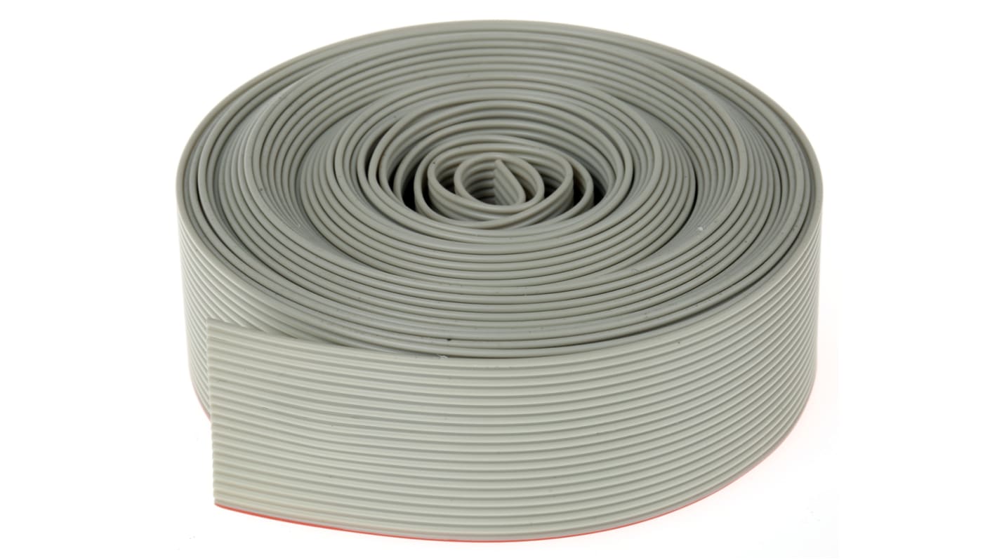 Câbles en nappe Harting 20 voies, pas de 1.27mm 28 AWG, Gris