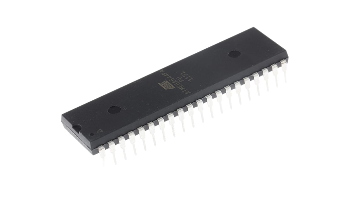 Microcontrollore Microchip, AVR, PDIP, ATmega, 40 Pin, Su foro, 8bit, 20MHz