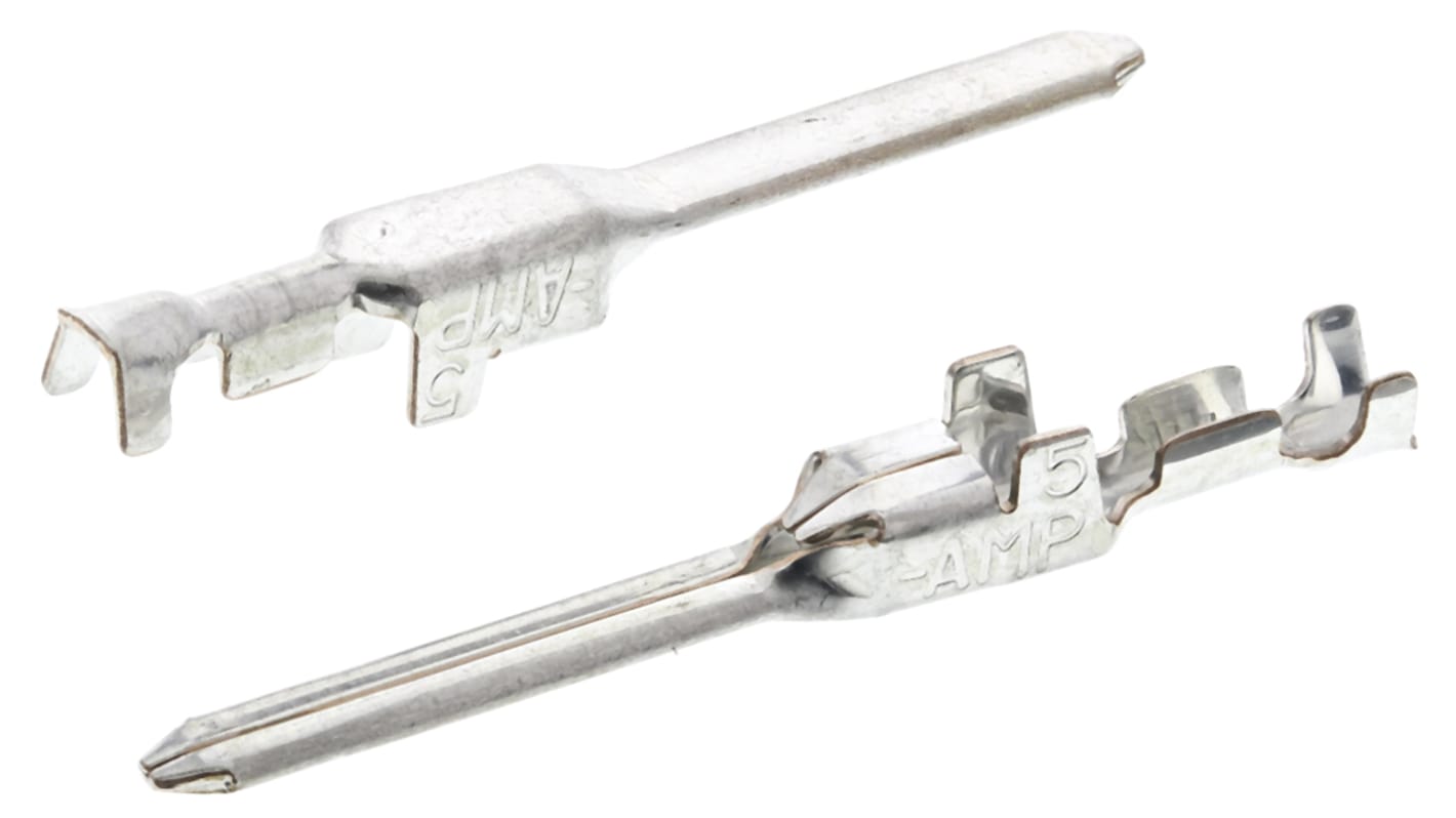 TE Connectivity Dynamic 3000 Series Male Crimp Terminal, 28AWG Min, 24AWG Max