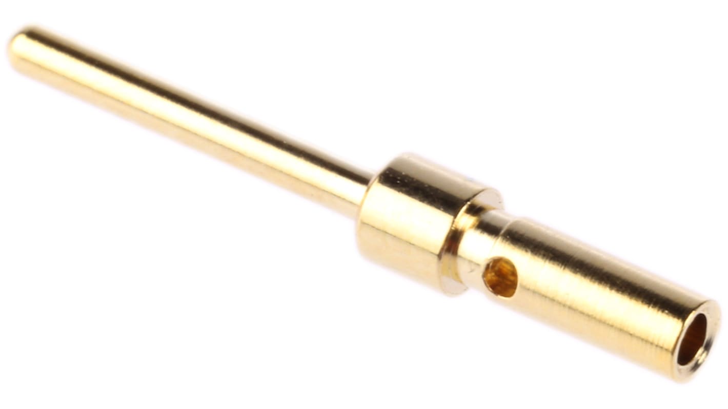 MH Connectors, DM Series, Male Crimp D-sub Connector Contact, Gold, 22 → 30 AWG