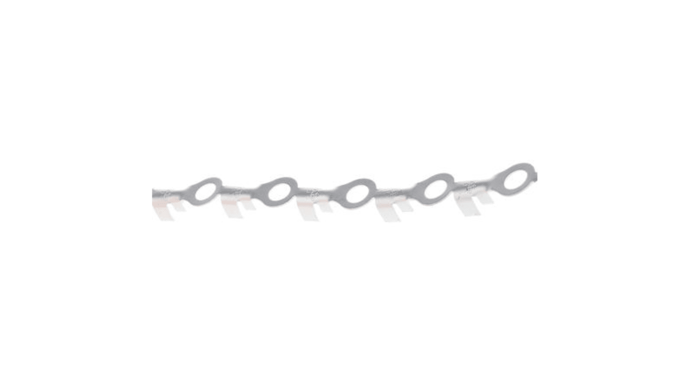 TE Connectivity Uninsulated Ring Terminal, M4 Stud Size, 0.8mm² to 2mm² Wire Size