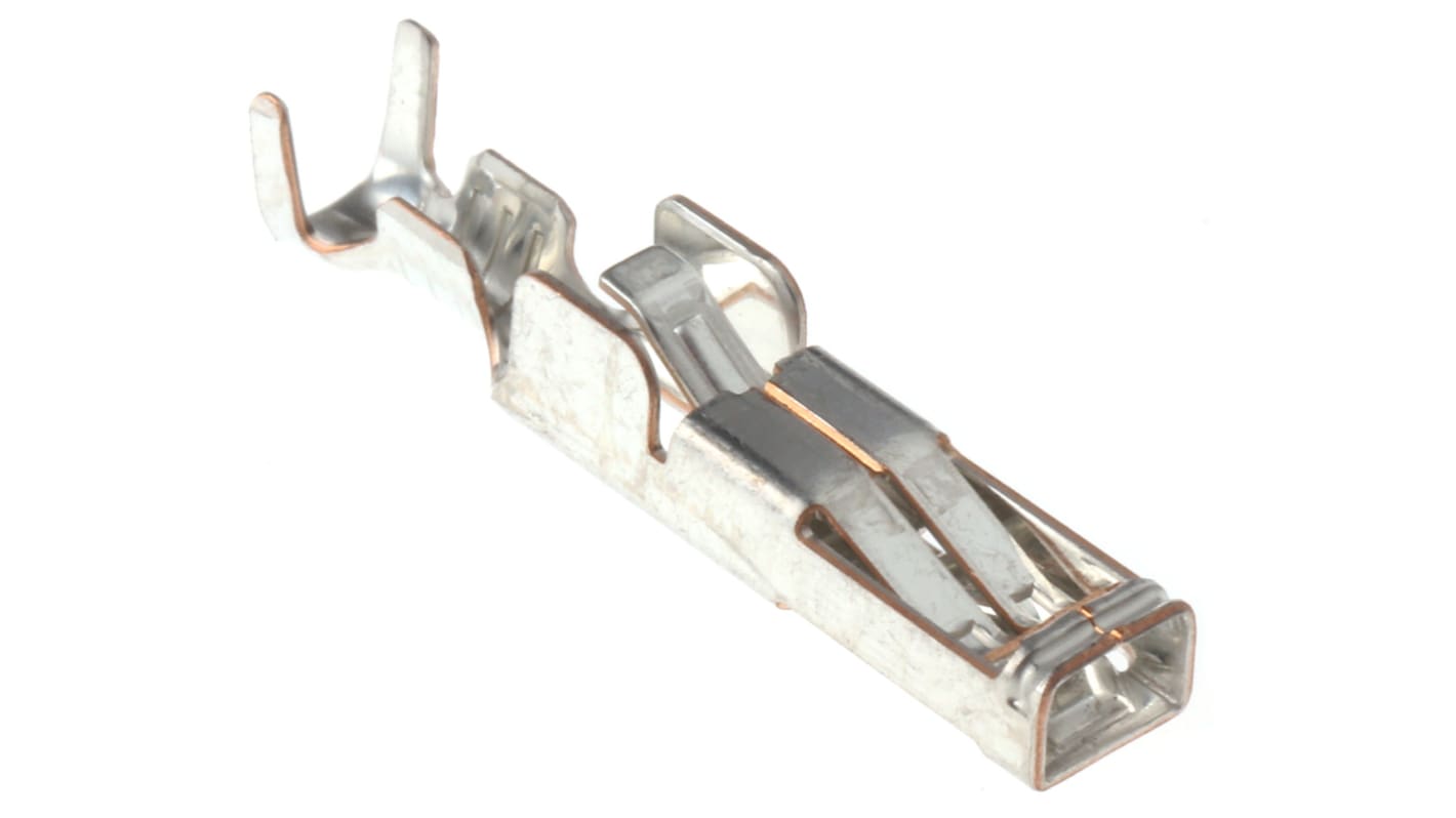 TE Connectivity Multi-Interlock Series Female Crimp Terminal, 22AWG Min, 18AWG Max