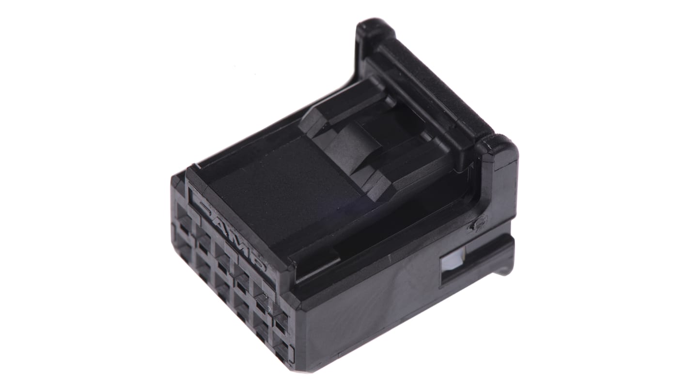 TE Connectivity, MULTILOCK 025 Automotive Connector Plug Black Cable Mount 12 Way 1376675-1