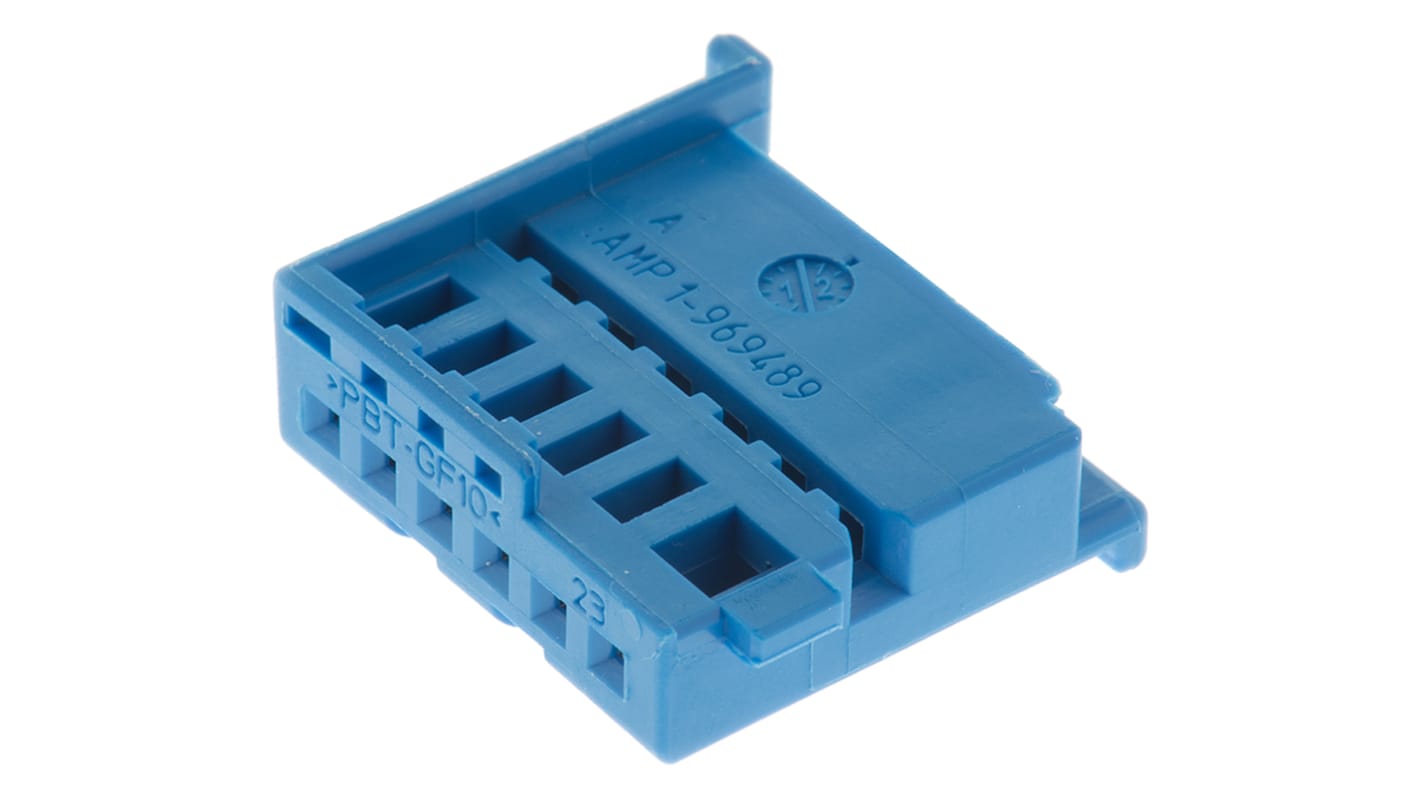 TE Connectivity, Micro Quadlok System Automotive Connector Socket 6 Way 1-969489-4