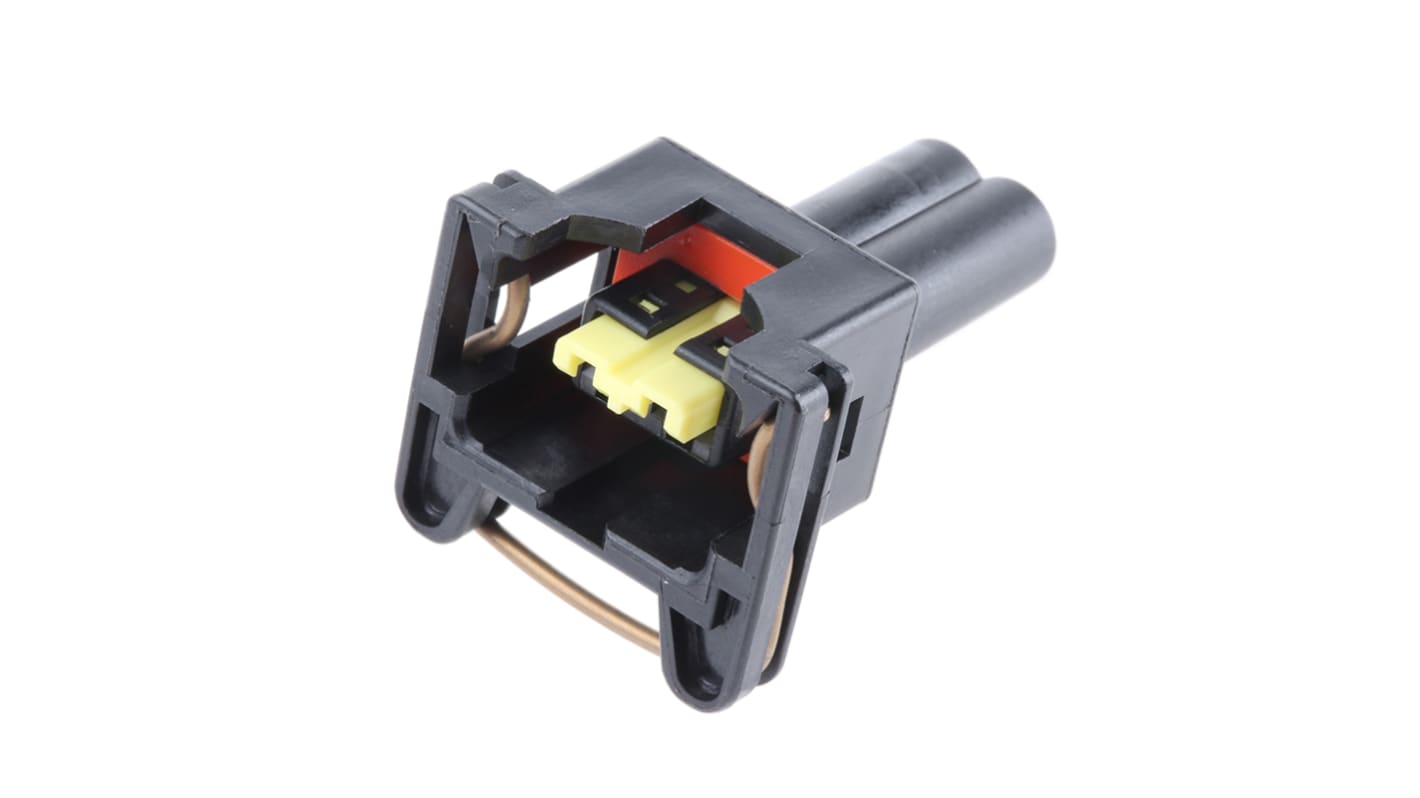 Connettore automotive TE Connectivity, Femmina, 2 vie, file, Montaggio su cavo