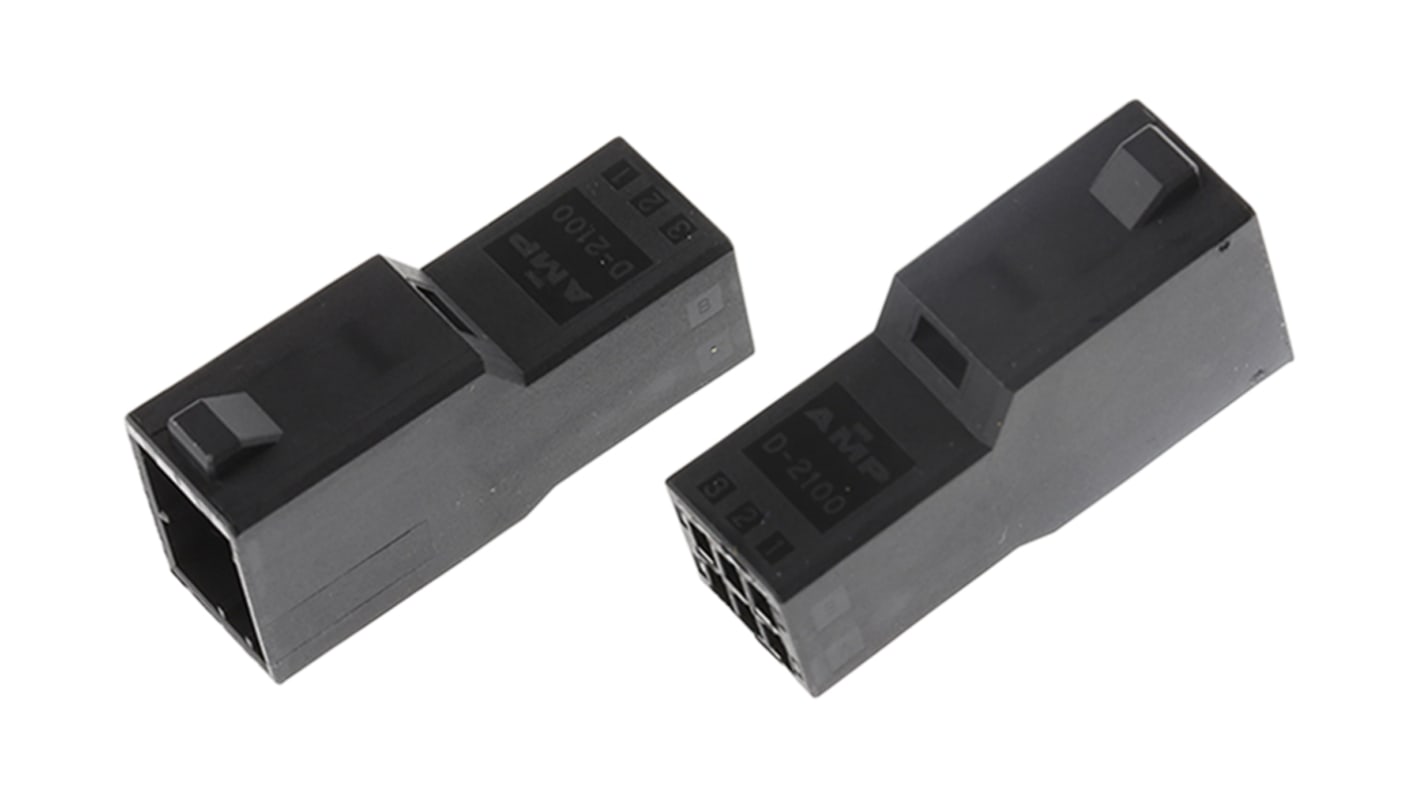 TE Connectivity コネクタハウジング 6極 ピッチ：2.5mm 2列 1