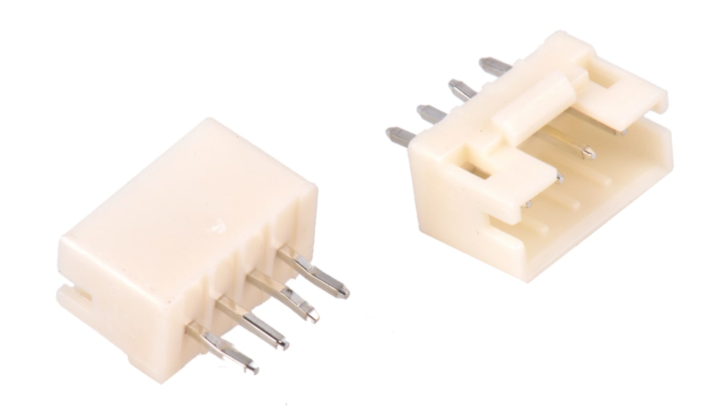 TE Connectivity HPI Series Straight Through Hole PCB Header, 4 Contact(s), 2.0mm Pitch, 1 Row(s), Shrouded