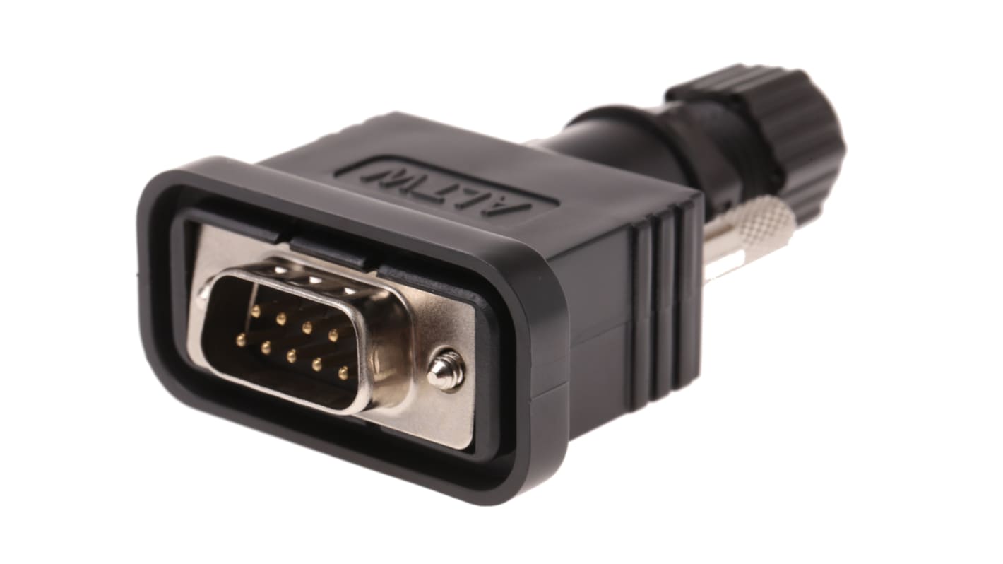 Amphenol Industrial SDB 9 Way Cable Mount D-sub Connector Plug
