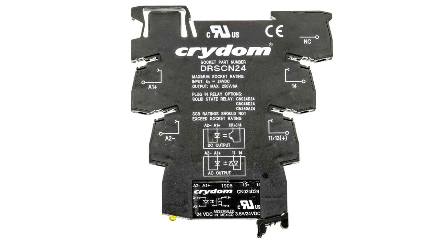 Sensata Crydom Solid State Interface Relay, 30 V dc Control, 3.5 A Load, DIN Rail Mount