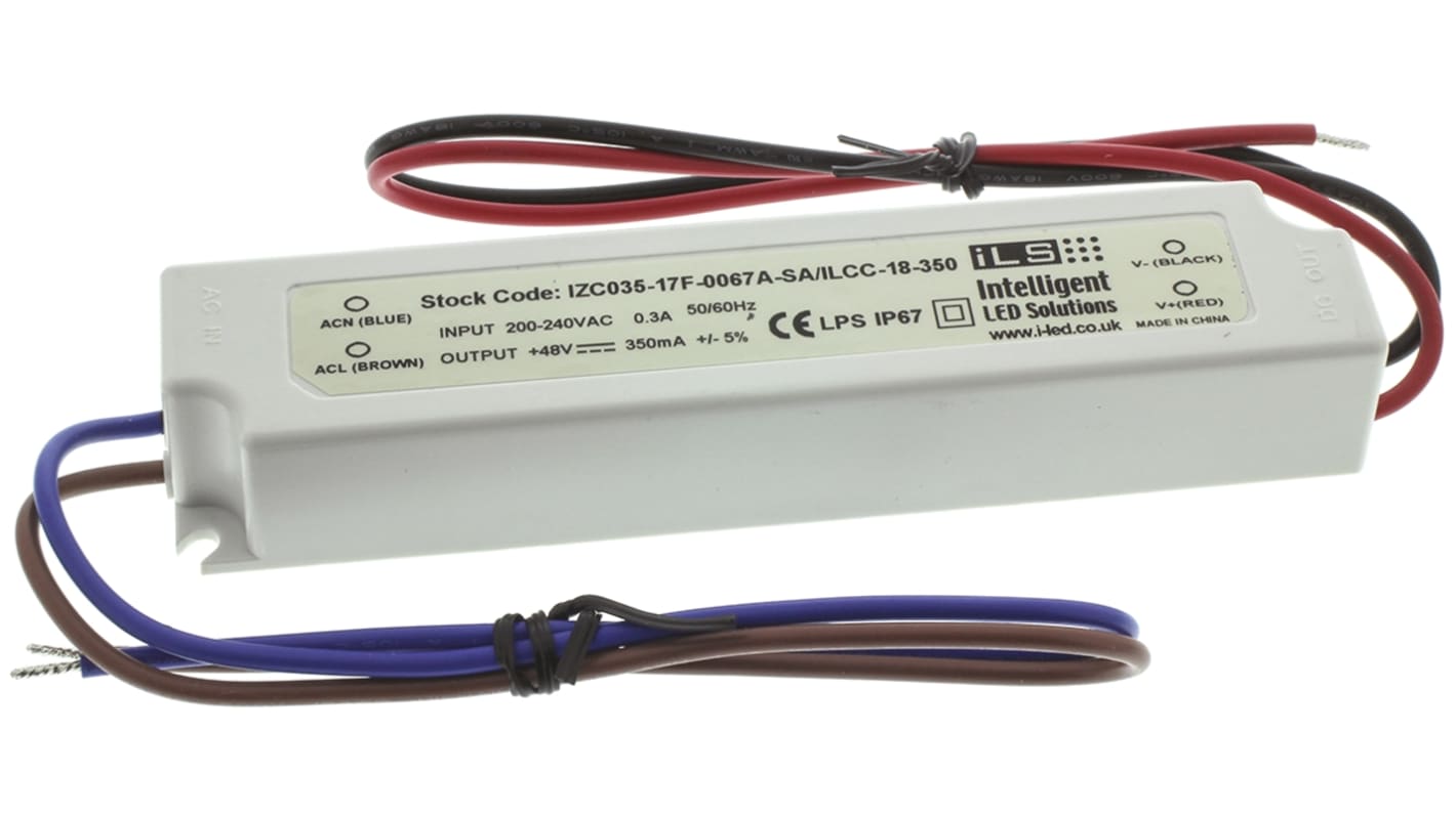 ILS, 6 → 48V Output, 16.8W Output, 350mA Output, Constant Current
