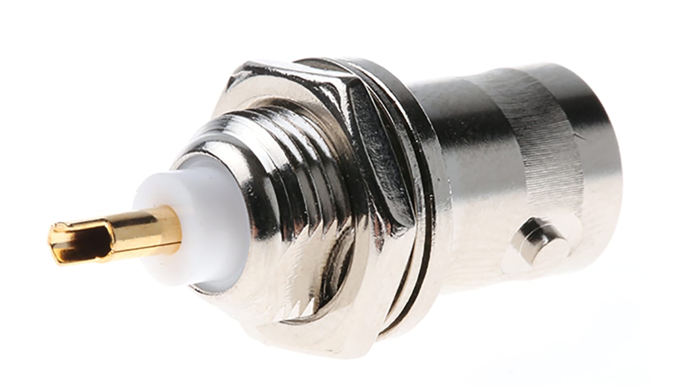 Radiall, Jack Panel Mount BNC Connector, 50Ω, Solder Termination, Straight Body