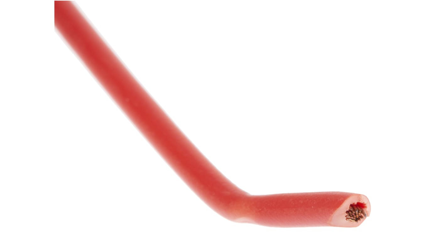 Lapp 红色电线, 0.52 mm², 100m长, 20 AWG, 500 V, 最高+90°C, ÖLFLEX® H05Z-K 90°系列