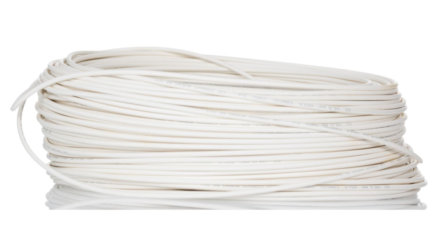 Lapp ÖLFLEX® H05Z-K 90° Series White 0.75 mm² Hook Up Wire, 18 AWG, 100m, 4725052