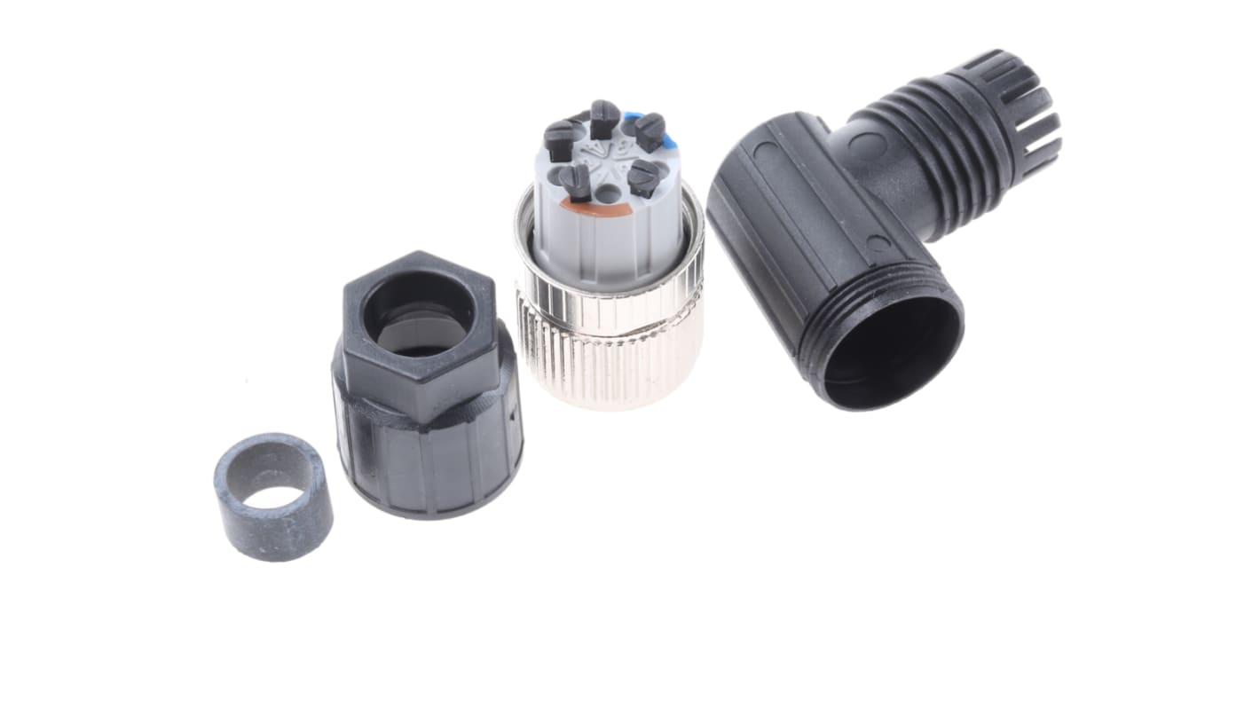 Connettore Phoenix Contact, femmina, serie SACC-FR-5SC M SCO, M12, 5 poli, Montaggio su cavo