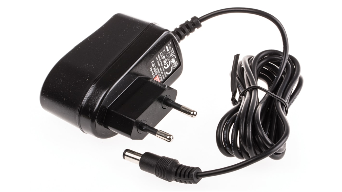 MEAN WELL 6W Plug-In AC/DC Adapter 48V dc Output, 125mA Output