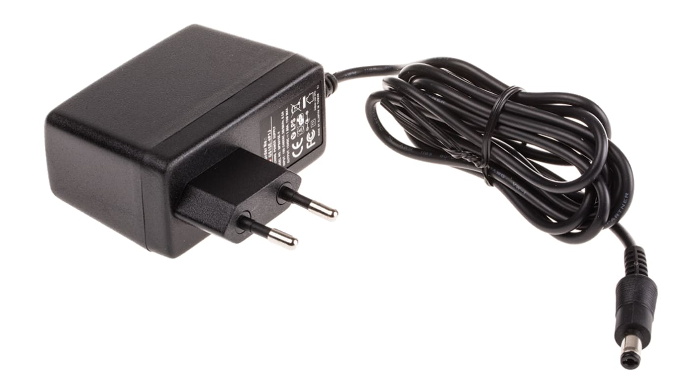Adaptador AC/DC MEAN WELL 100V ac, 15V dc, 1 salida, Adaptador ac/dc, 1A, 15W, Tipo C