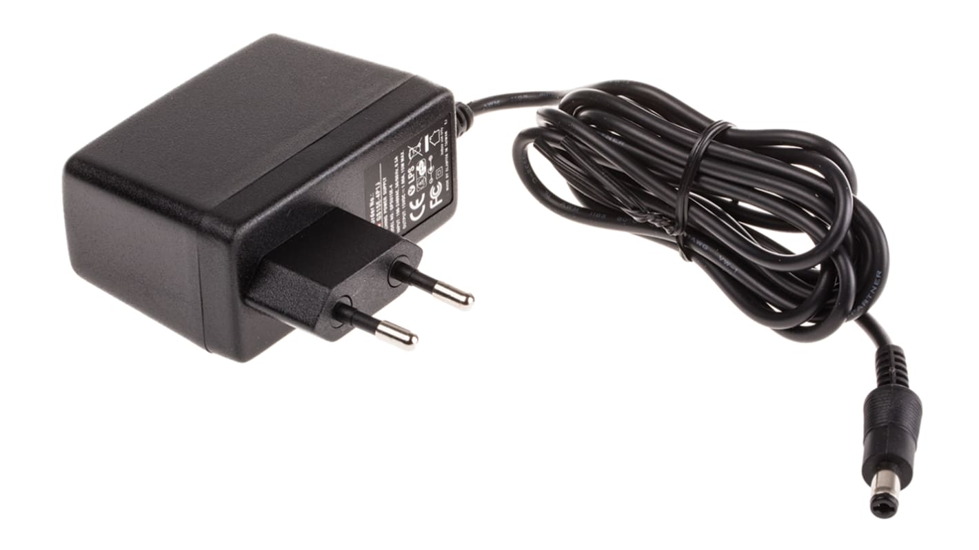 MEAN WELL 15W Plug-In AC/DC Adapter 15V dc Output, 1A Output