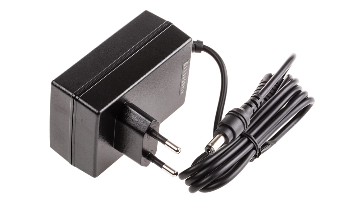 MEAN WELL 18W Plug In Power Supply 9V dc Output, 2A Output