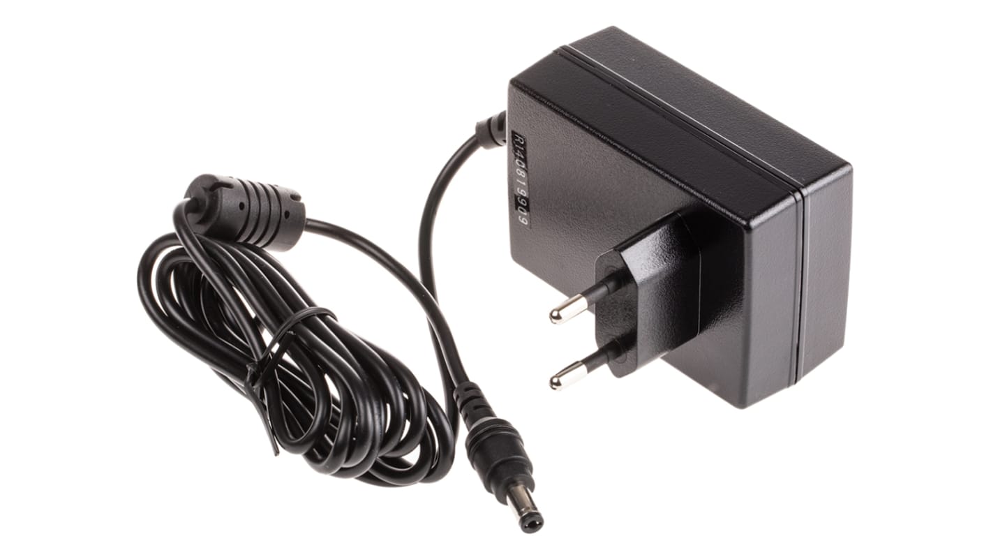 MEAN WELL 18W Plug In Power Supply 18V dc Output, 1A Output