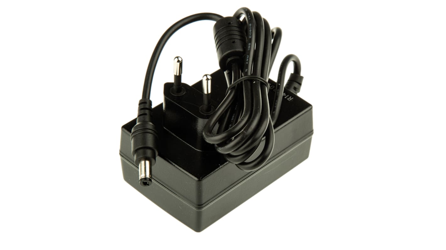 MEAN WELL 25W Plug In Power Supply 12V dc Output, 2.08A Output