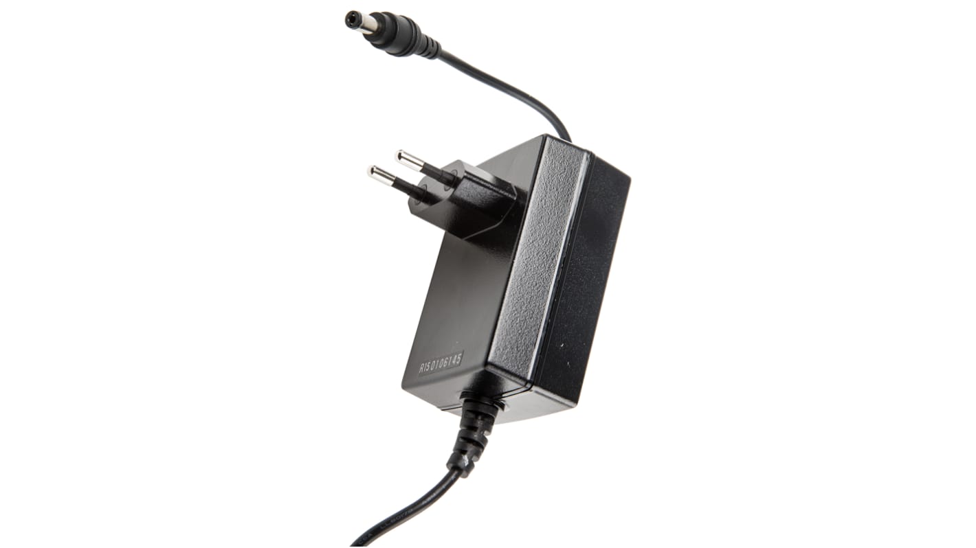 MEAN WELL 25W Plug In Power Supply 18V dc Output, 1.38A Output