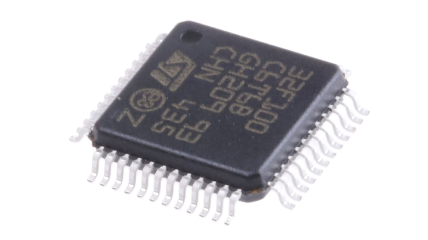 STMicroelectronics STM32F100C6T6B, 32bit ARM Cortex M3 Microcontroller, STM32F1, 24MHz, 32 kB Flash, 48-Pin LQFP