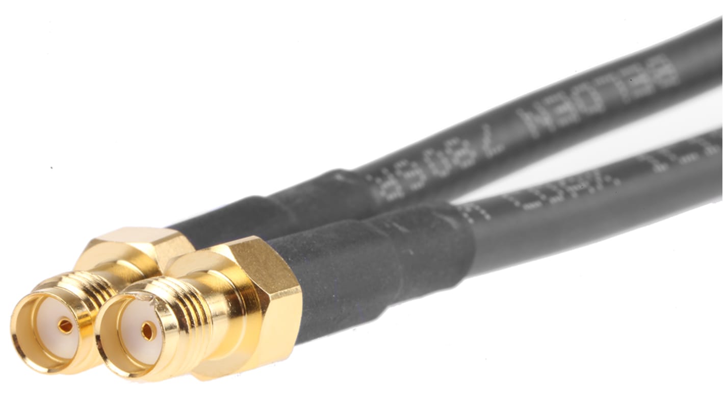 Mobilemark Female SMA to Female SMA, 3m, RF195 Coaxial, Terminated50 Ω