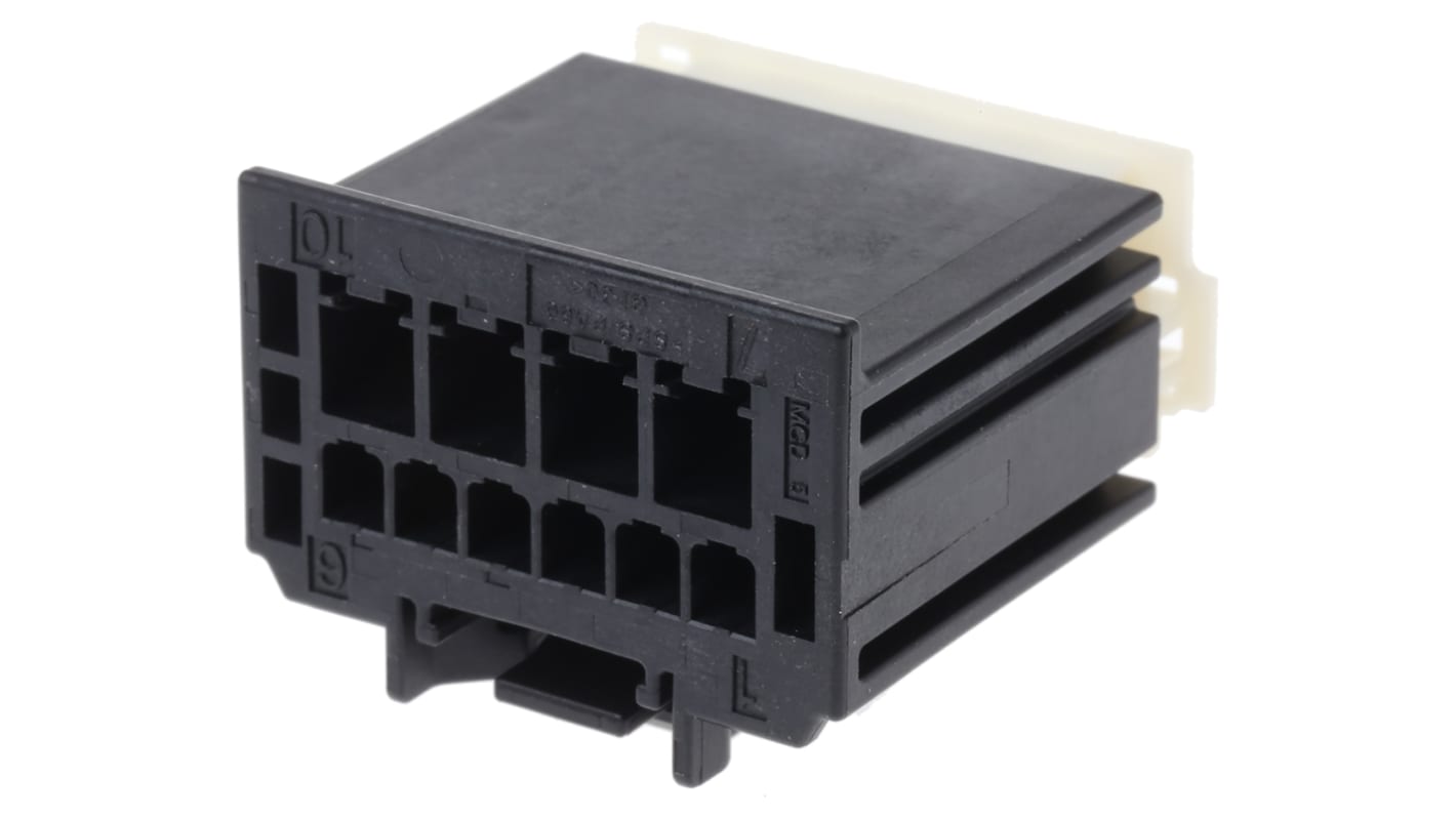 Conector de automoción Molex Stac64 31372 Hembra de 10 vías en 2 filas, 30A
