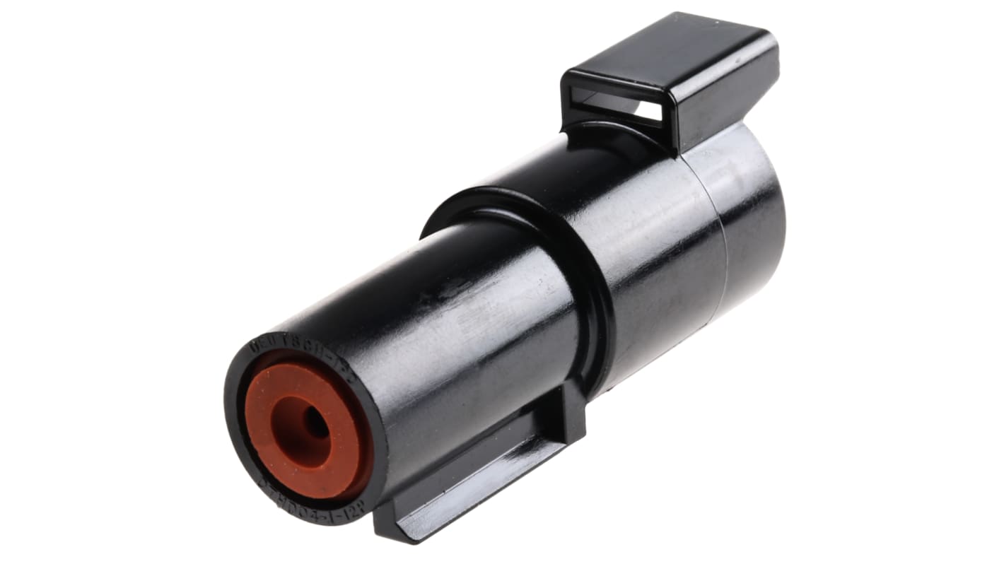 Connettore automotive Deutsch, Femmina, 25A, 1 via, Montaggio su cavo