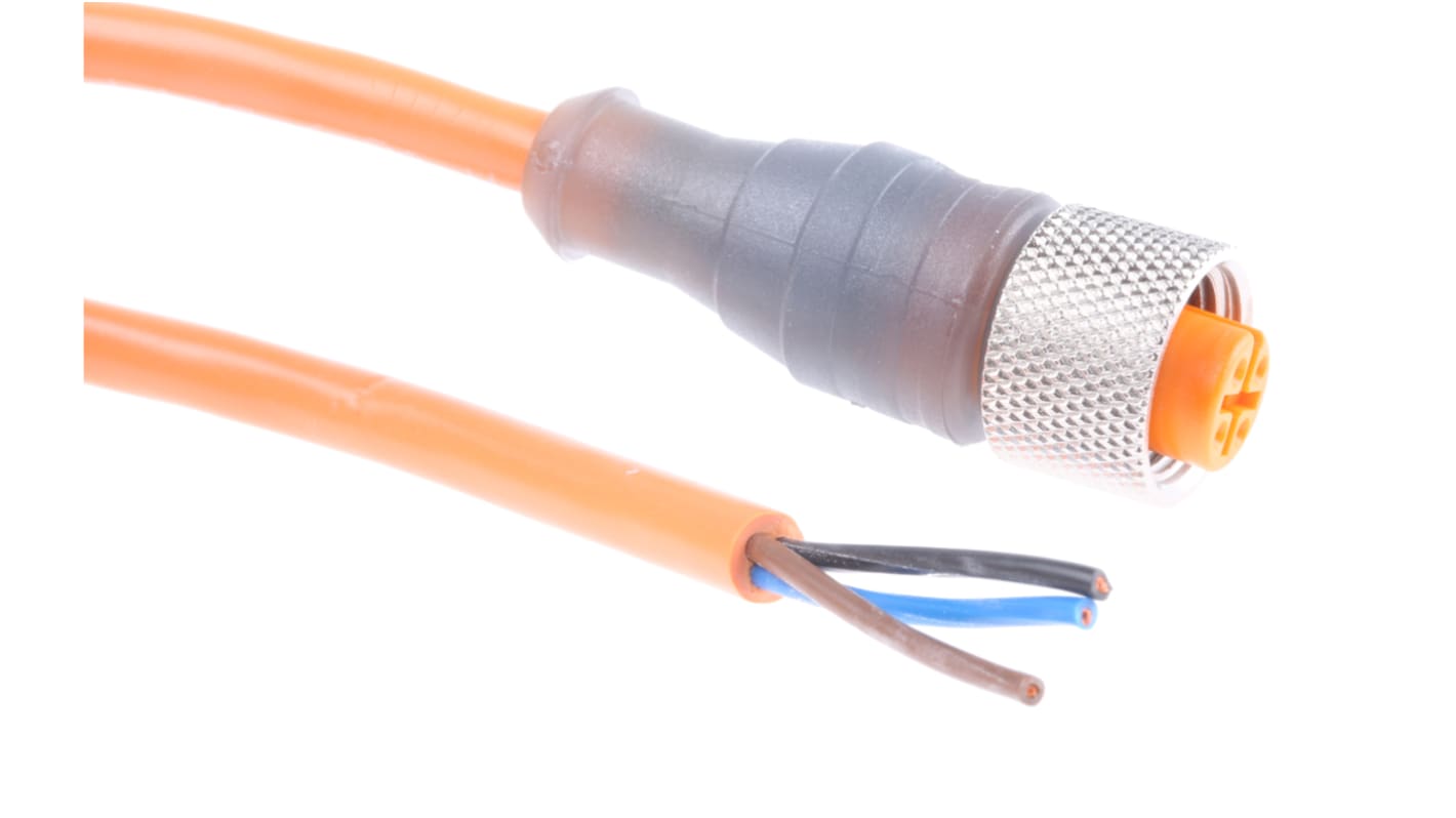 Lumberg Automation Straight Female 3 way M12 to Unterminated Sensor Actuator Cable, 2m