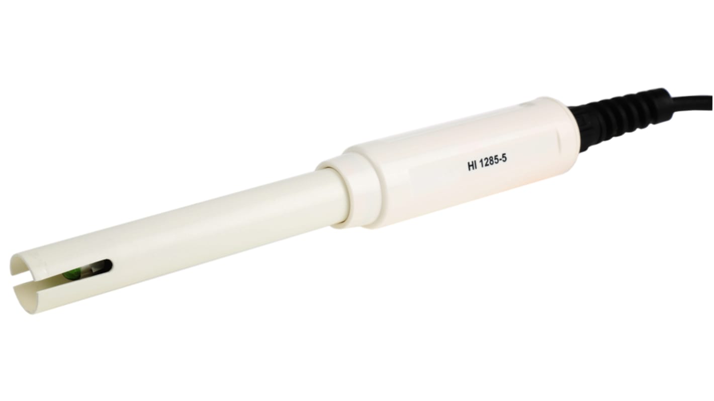 Hanna Instruments HI 1285-5 PP Conductivity, pH pH Analysis Electrode, 0 to +60 °C, 0 to 12 pH