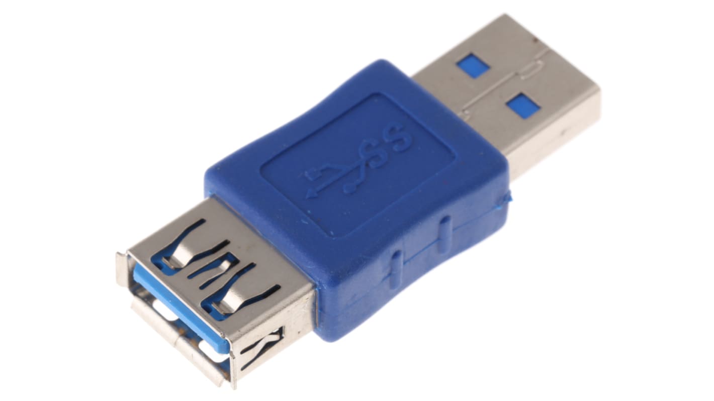 RS PRO USB A Male to USB A Female Adapter
