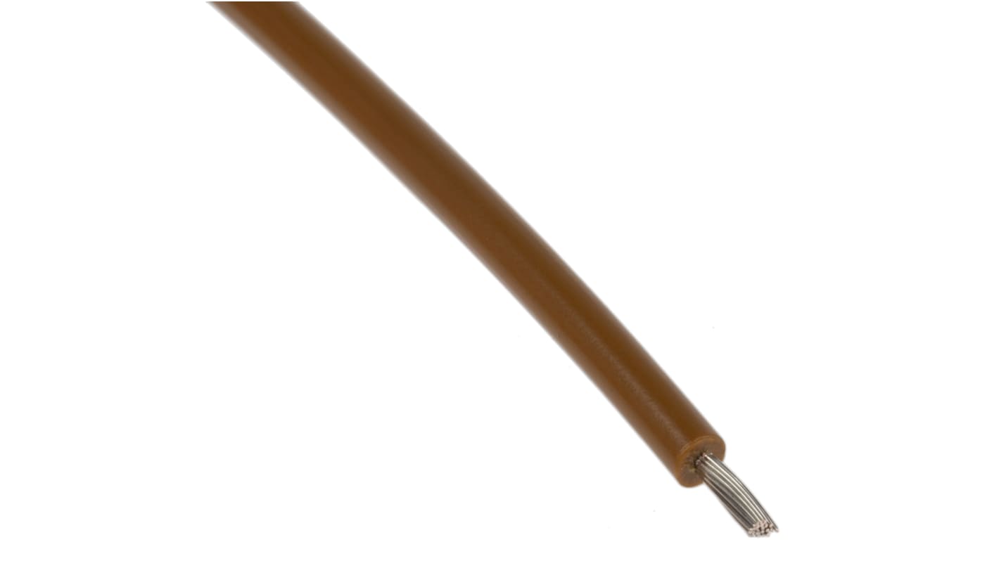 Lapp Brown 0.75 mm² Hook Up Wire, 20 AWG, 100m, PVC Insulation, 4160203