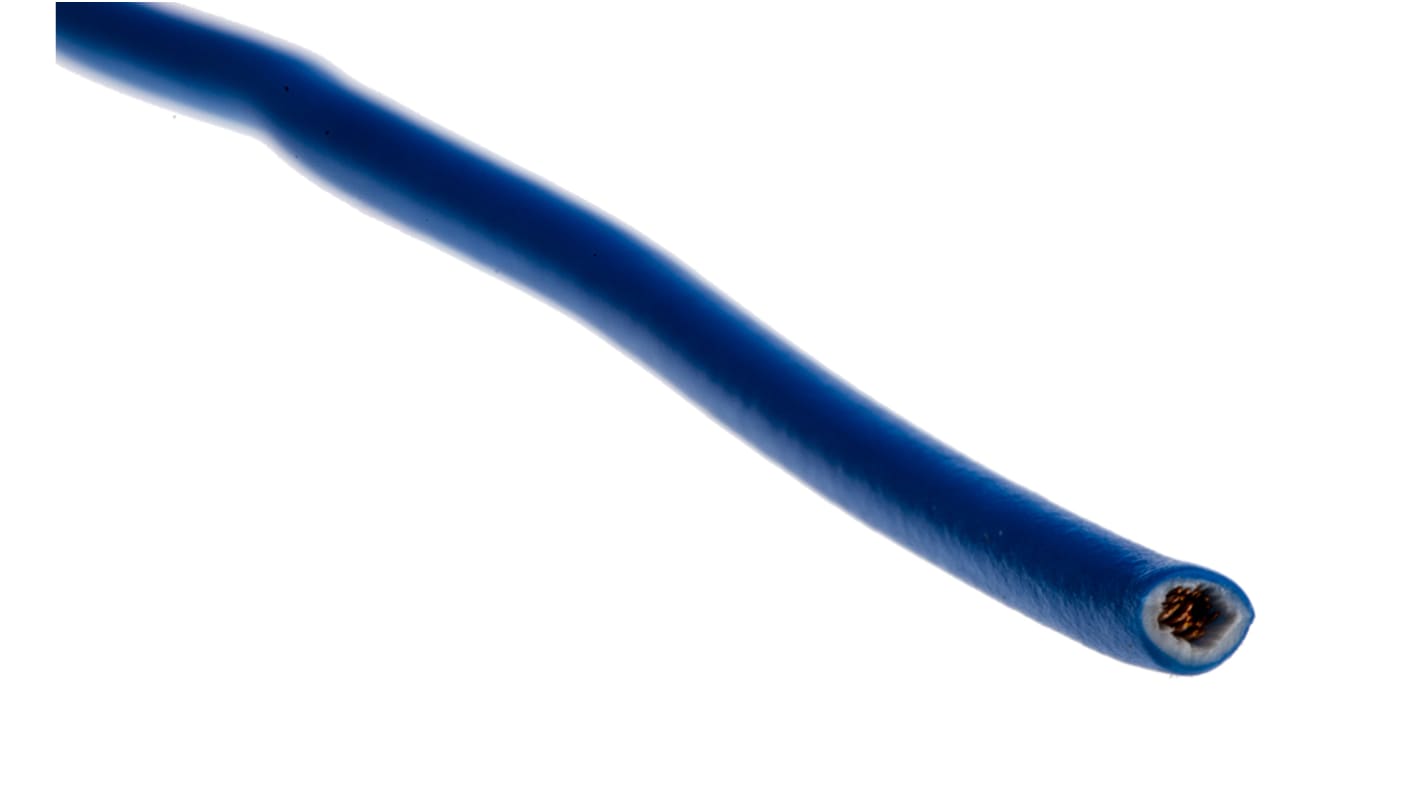 Lapp Blue 1 mm² Hook Up Wire, 18 AWG, 100m, PVC Insulation, 4160302