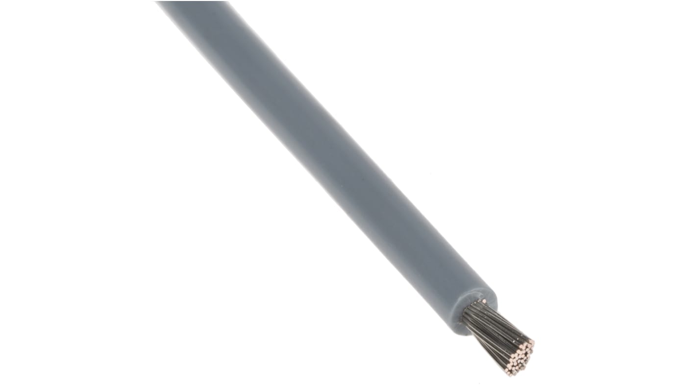Lapp Grey 2.5 mm² Hook Up Wire, 13 AWG, 100m, PVC Insulation