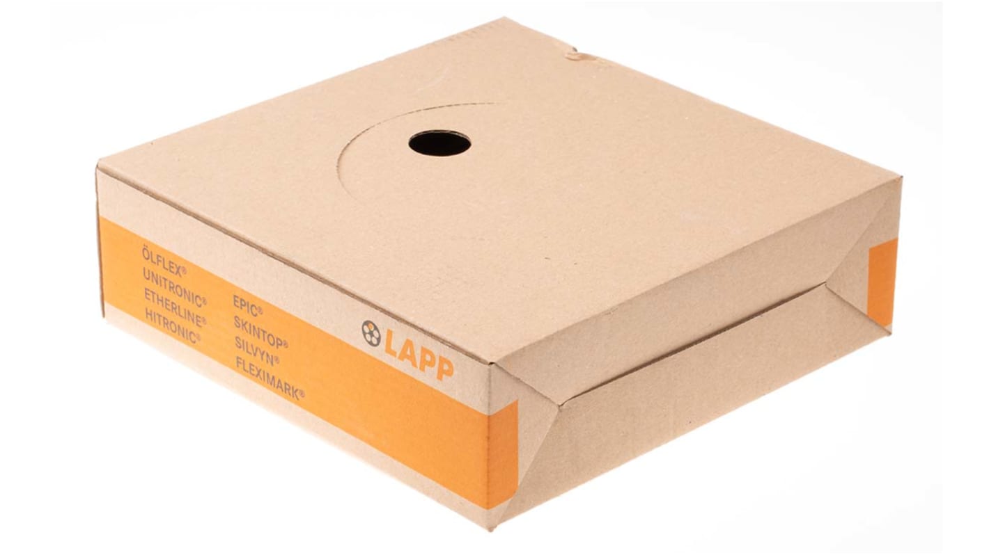 Lapp ÖLFLEX® H05V-K Series Green/Yellow 1 mm² Hook Up Wire, 18 AWG, 32/32, 100m, PVC Insulation, 4510003