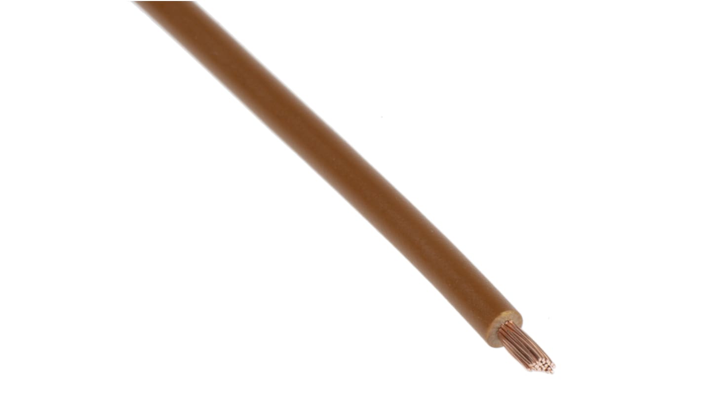 Lapp ÖLFLEX® Series Brown 1.5 mm² Hook Up Wire, 30/30, 100m, PVC Insulation