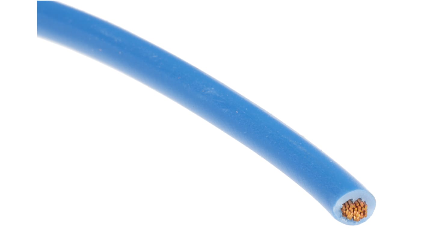 Lapp ÖLFLEX HEAT Series Blue 0.5 mm² Hook Up Wire, 20 AWG, 19/0.25 mm, 100m, Silicone Insulation, 48002