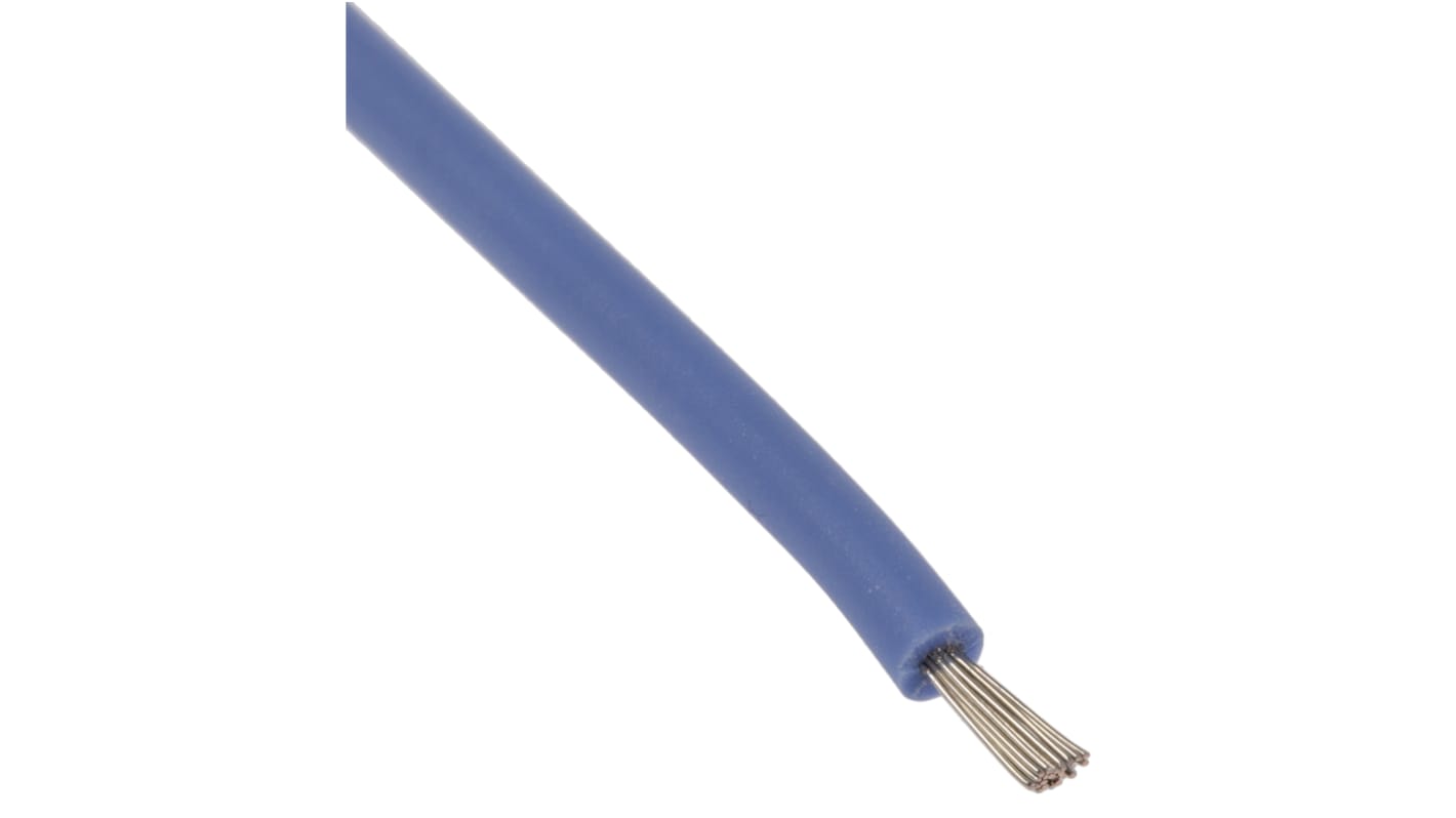 Lapp ÖLFLEX HEAT Series Blue 0.75 mm² Hook Up Wire, 18 AWG, 19/0.25 mm, 100m, Silicone Insulation, 49002
