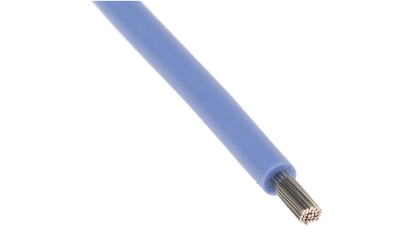 Lapp ÖLFLEX HEAT Series Blue 1.5 mm² Hook Up Wire, 15 AWG, 19/0.25 mm, 100m, Silicone Insulation, 51002