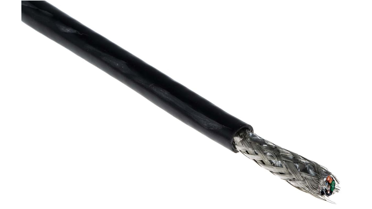 Belden 74001E Ethernetkabel Cat.5e, 305m, Schwarz Verlegekabel SF/UTP, Aussen ø 6.8mm, PVC